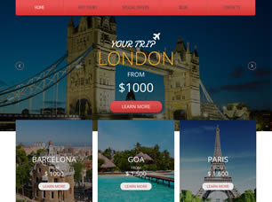 Your Trip Free Website Template