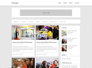 Clean Free Website Template