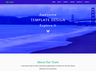 LOCAME Free Website Template