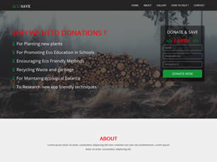 ECOSAVE Free CSS Template
