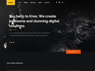 Kreo 1.0 Free Website Template