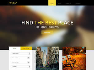 Holiday Free Website Template