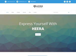 HEERA Free Website Template