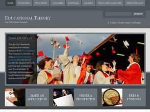 Educational Theory Free CSS Template