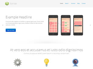 Fornax Free Website Template