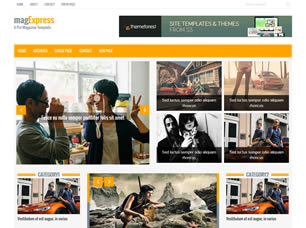magExpress Free Website Template