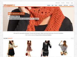 Shopper Free Website Template