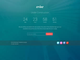 Erine Free Website Template
