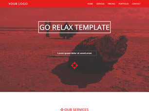 Relax Free Website Template