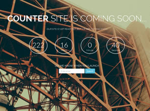 Counter Free CSS Template