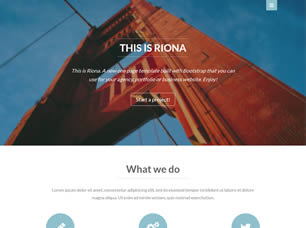 Riona Free Website Template