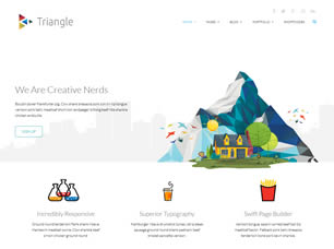 Triangle Free Website Template