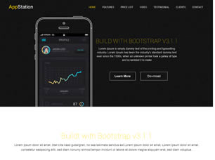 AppStation Free Website Template
