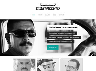 Mustacchio Free Website Template