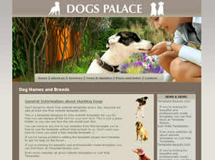 Dogs Palace Free Website Template