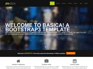 BASICA Free Website Template