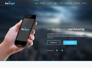 Bazinger Free CSS Template