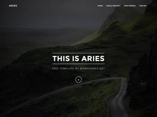 Aries v1.0 Free Website Template