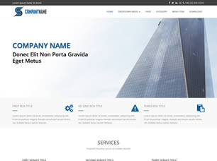 Corporate One Free Website Template