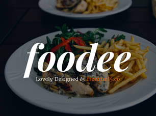 Foodee Free Website Template