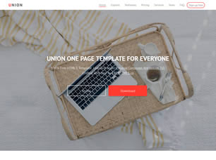 Union Free Website Template
