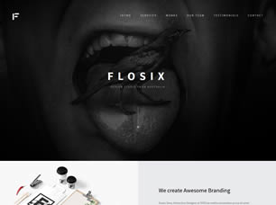 Flosix Free Website Template