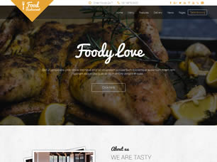 Food and Restaurant Free Website Template