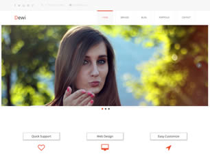 Dewi Free CSS Template
