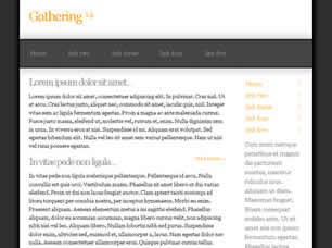 Gathering 14 Free Website Template