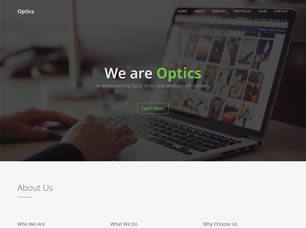 Optics Free Website Template