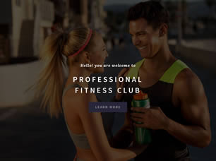 Fitness Free Website Template