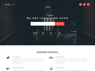 Orion Free Website Template