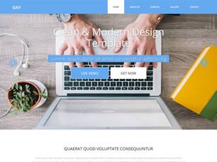 Day Free Website Template