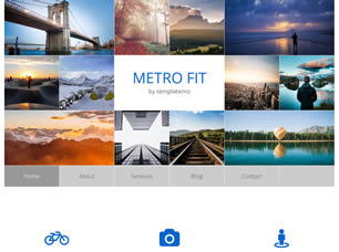 Metro Fit Free CSS Template