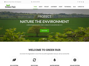 GreenFair Free Website Template
