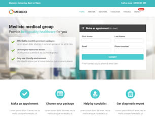 Medicio Free Website Template