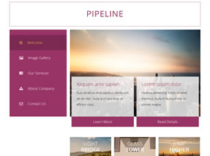Pipeline Free Website Template