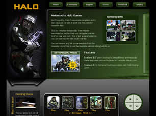 Halo Free Website Template