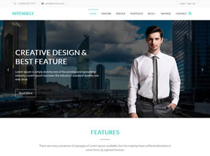 Intensely Free Website Template