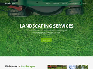 Landscaper Free Website Template