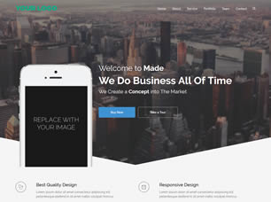 Made Apps Free Website Template