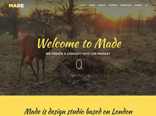 Made Design Free Website Template