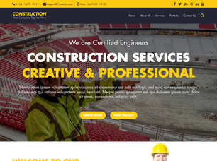 Construction Free CSS Template