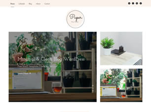 Paper Free Website Template
