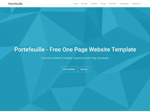 Portefeuille Free CSS Template