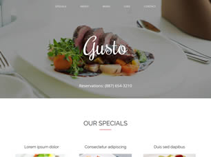 Gusto Free CSS Template