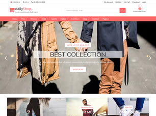 DailyShop Free CSS Template