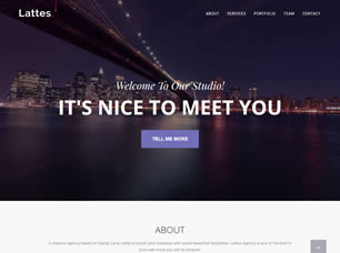 Lattes Free Website Template