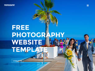 Photography Free Website Template