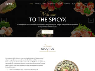 SpicyX Free Website Template